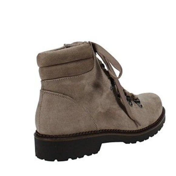 ESPRIT Cassia Lace Up Boot in Light Taupe Size 6.5 - Picture 4 of 6